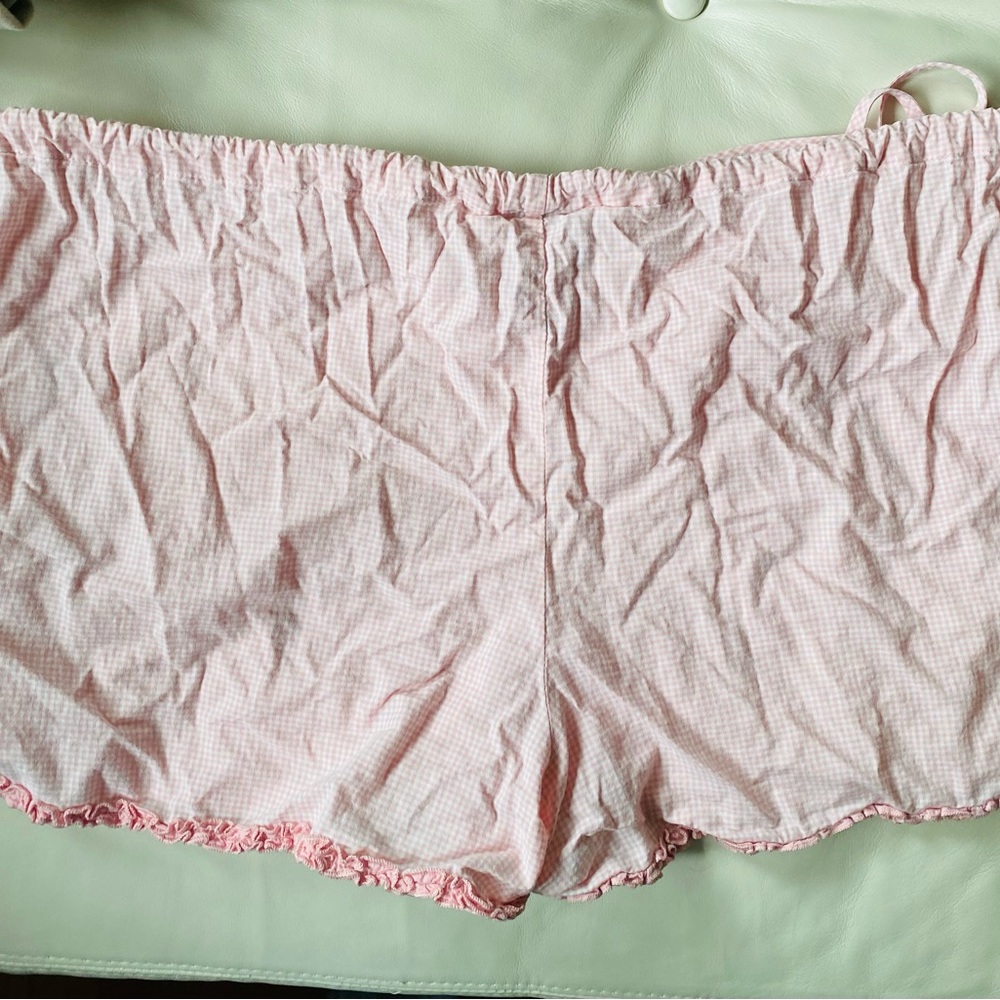 Nordstrom Pink Embroidered Sleep Shorts - Picture 2 of 3